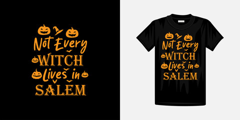 Halloween t-shirt new design template. Halloween super lettering typography vector design.