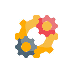 Consolidation vector flat icon style illustration. EPS 10 file