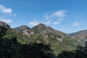 Grotesque stones in the mountain scenic spot