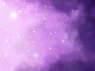 Obraz premium Purple dream galaxy star light sky background