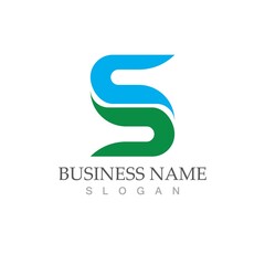 Business corporate S letter logo