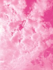 Fototapeta premium cloud and sky with a pink colored background