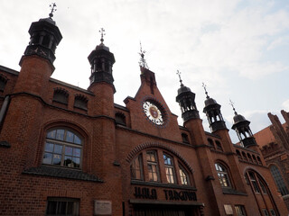 Poland Gdansk town view daytime