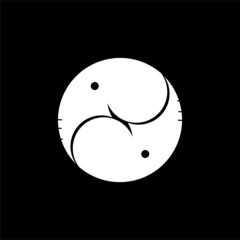 abstract circular elephant head logo design , elephat  logo design  Vector Image , logo elephant circle , logo elephant icon 