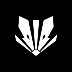 front view wolf head logo design , wolf animal silhouette logo design, fox head logo design Vector Image , logo wolf abstract 