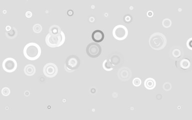 Light Gray vector background with spots.