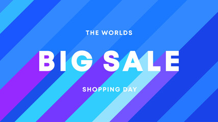 World Biggest Shopping Festival Big Sale 11-11 and 12-12 Abstract Modern Banner Design Vector Editable Template  