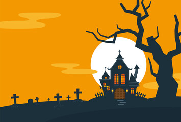ハロウィーンのお化け屋敷