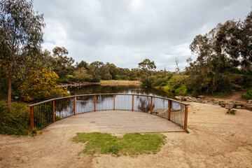 Fototapeta premium Darebin Parklands in Melbourne Australia