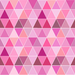 Fototapeta na wymiar Seamless pattern abstract of colorful triangles.Geometric mosaic wall .For background, fabric,card.