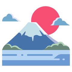 fuji mountain icon