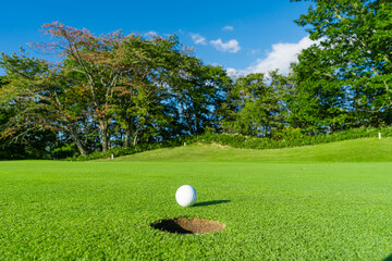 綺麗なゴルフ場