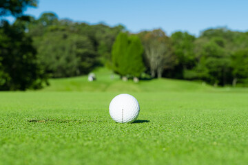 綺麗なゴルフ場