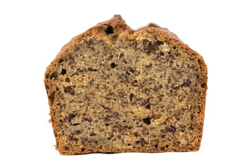 homemade baked healthy banana bread 