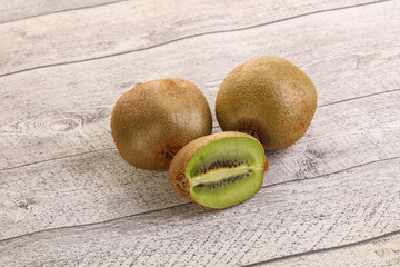 Sweet ripe and juicy kiwi fruit