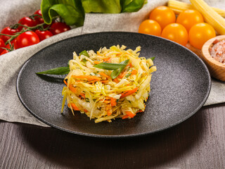 Cole slow salad with cabbage