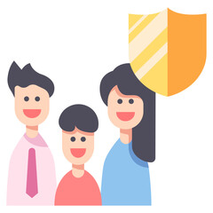 insurance family icon