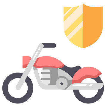 Insurance Motorcycle Icon