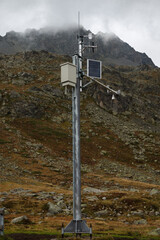 Weather station in the Swiss alps