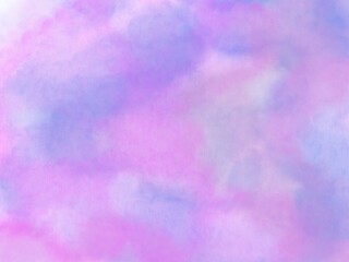 Blue pink watercolor background. Abstract hand paint square stain backdrop