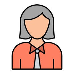  Vector Advocate Filled Outline Icon Design