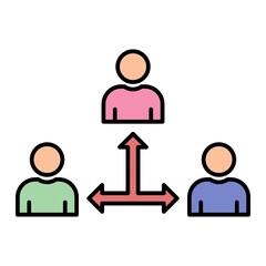  Vector Third Party Filled Outline Icon Design