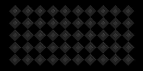black square background with shadow