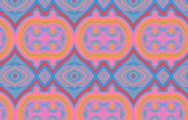 Geometric ethnic pattern seamless design for background or wallpaper.Seamless pattern with stylized leaves.
