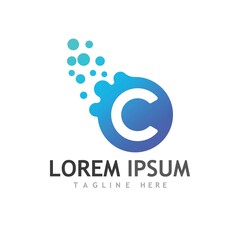 C Letter Logo Template