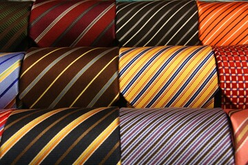 Colorful neckties - formal menswear