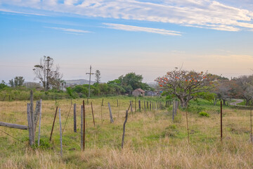 Obraz premium South Africa, Hogsback, Drone, Sunset 