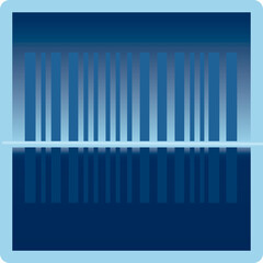 Bar  code scan. vector illustration