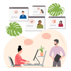 Work People Employees Office Recruitment Candidate