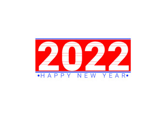 2022 Happy New Year Logo Design Template 3