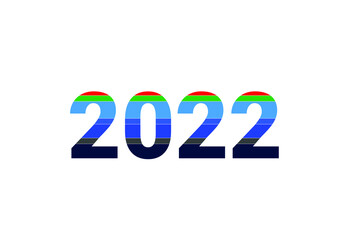 2022 Happy New Year Logo Design Template 2