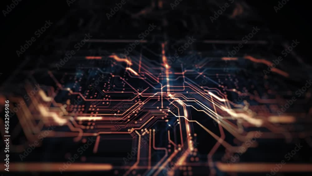 Fototapete technology background/technology background of the abstract computer motherboard, can be used in the