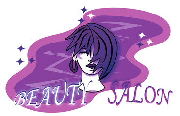 A logo variant for beauty salon