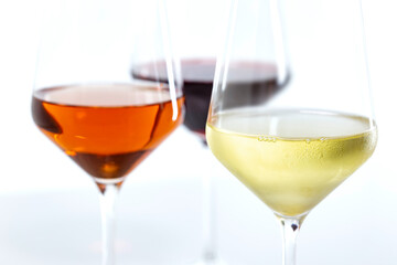 weiss rot rosé Glas Gläser