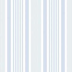 Stripe pattern in light blue and white. Textured vertical wide large pastel lines for wallpaper, mattress, bed sheet, duvet cover, pillow, other modern spring summer fashion textile print.