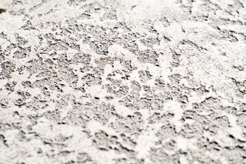 Concrete rough background. Street ceramic product. Ground stone table. Dirty rustic backdrop. Facade grunge rock. Graphic wave template. Urban smooth wallpaper. Ancient material