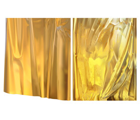 Gold foil, realistic textures