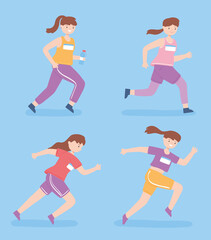 sports athlete girls