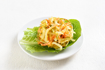 Diep fried vegetable in asian style