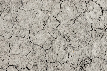 Background of dry cracked soil dirt or earth during drought