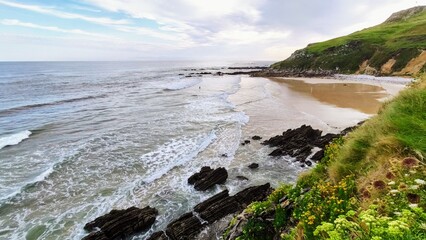 Vidiago beach, Llanes municipality, Asturias, Spain