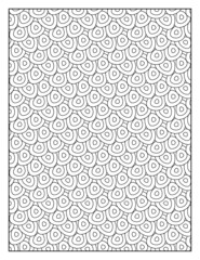 Geometric pattern pages for coloring book