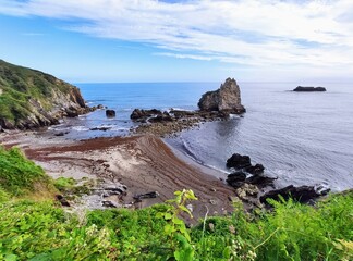 Pendueles beach, Llanes municipality, Asturias, Spain
