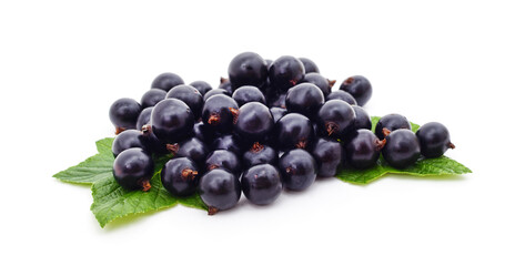 Group of black currants.
