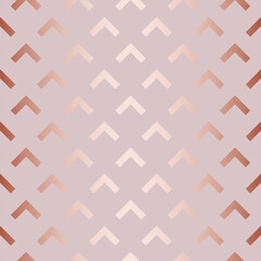 Rose gold seamless pattern. Repeating flower pattern. Beauty background. Repeated foil texture for design prints. Glitter printed. Floral patern packing. Pink marble printing. Bling backdrop. Vector