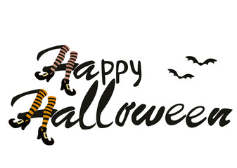 Happy Halloween card. vector